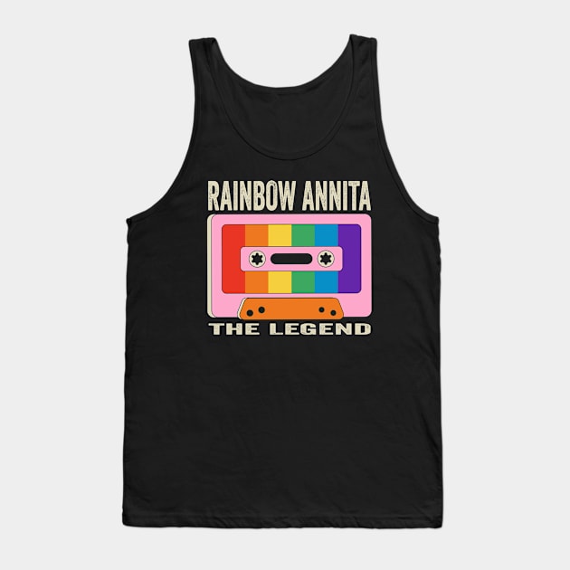 Rainbow Annita The Legend Tank Top by NEW ANGGARA